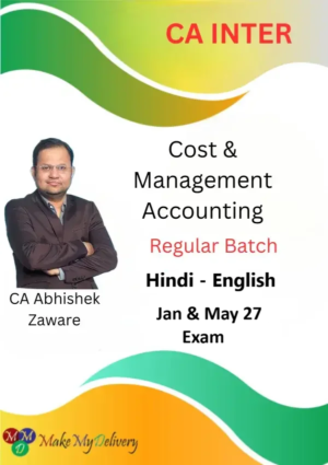 CA Inter Costing Regular by CA Abhishek Zaware Jan & May 27