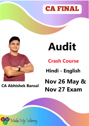 CA Final Audit Crash Course by CA Abhishek Bansal Nov 26 May & Nov 27