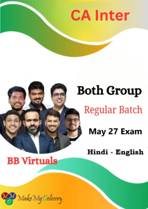 CA Inter Both Group Combo Regular Live Streaming by BB Virtuals May 27