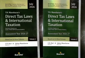 CA Final Direct Tax By T. N. Manoharan Nov 26 Exam