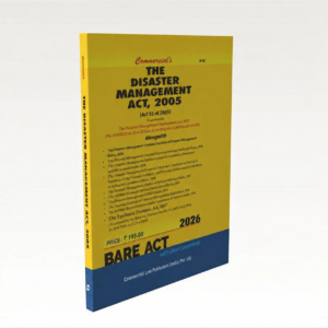 Commercial The Disaster Management Act, 2005 Bare Act by Commercial's Editorial Board Latest Edition