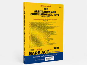 Commercial The Arbitration and Conciliation Act, 1996 Bare Act by Commercial's Editorial Board Latest Edition