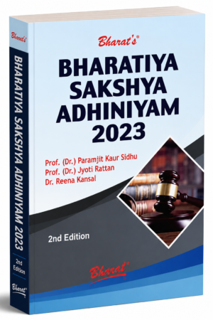 Bharat Bharatiya Sakshya Adhiniyam, 2023 by Paramjit Kaur Sidhu, Jyoti Rattan & Reena Kansal 2nd Edition 2026