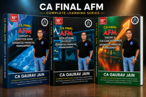 CA Final AFM Concept & Question Bank, Solution & Theory Booklet By CA Gaurav Jain Sep 25 & Jan 26