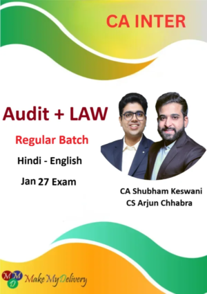 CA Inter Audit and Corporate & Other Laws Regular By CA Shubham Keswani & CS Arjun Chhabra Jan 27