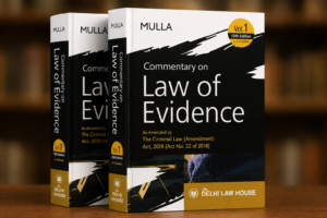 DLH Commentary On Law of Evidence by Mulla in 2 Volumes Set 15th Edition