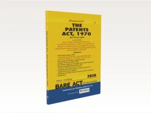 Commercial The Patents Act 1970 Bare Act by Commercial's Editorial Board Latest Edition