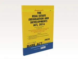 Commercial The Real Estate (Regulation and Development) Act, 2016 Bare Act by Commercial's Editorial Board Latest Edition