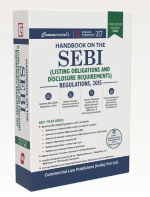 Commercial Handbook on SEBI (LODR) Regulations 2015 By Corporate Professionals Edition August 2026
