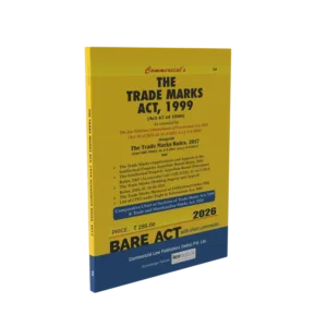 Commercial The Trade Marks Act 1999 Bare Act by Commercial's Editorial Board Latest Edition