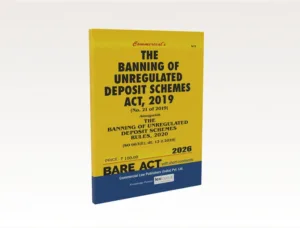 Commercial The Banning of unregulated Deposit Schemes Act 2019 Bare Act by Commercial's Editorial Board Latest Edition