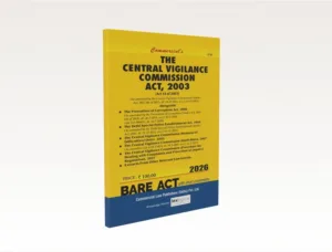 Commercial The Central Vigilance Commission Act, 2003 alongwith Allied Acts Bare Act by Commercial's Editorial Board Latest Edition
