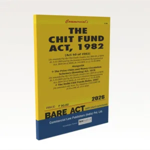 Commercial The Chit Fund Act, 1982 Bare Act by Commercial's Editorial Board Latest Edition