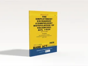 Commercial The Employment Exchanges (Compulsory Notification of Vacancies) Act, 1959 Bare Act by Commercial's Editorial Board Latest Edition