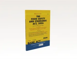 Commercial The Food Safety and Standards Act, 2006 Bare Act by Commercial's Editorial Board Latest Edition