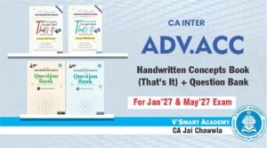 CA Inter Advance Accounts Thats It & Question Bank Book Set CA Jai Chawla Sep 26 & Jan 27 Exam