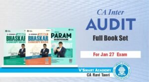 CA Inter Audit Complete Book Set by CA Ravi Taori Jan 27 Exams
