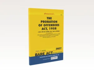 Commercial The Probation of Offenders Act 1958 Bare Act by Commercial's Editorial Board Latest Edition