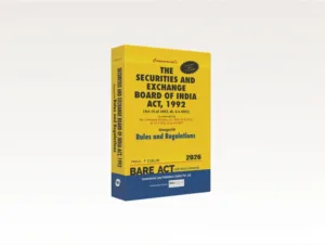 Commercial The Securities and Exchange Board of India Act1992 Bare Act by Commercial's Editorial Board Latest Edition