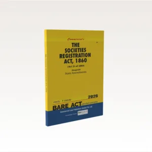 Commercial The Societies Registration Act, 1860 Bare Act by Commercial's Editorial Board Latest Edition