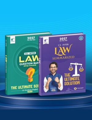 CA Inter Law Book Summary Notes Question Bank CA Shubham Singhal Jan 27 Exams