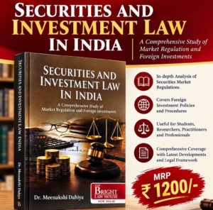BLH Securities & Investment Law In India (A Comprehensive Study of Market Regulation and Foreign Investments) by Dr. Meenakshi Dahiya Edition September 2026