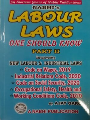 Nabhi Publications Labour Laws One Should Know Part II by Nabhi Board of Editors