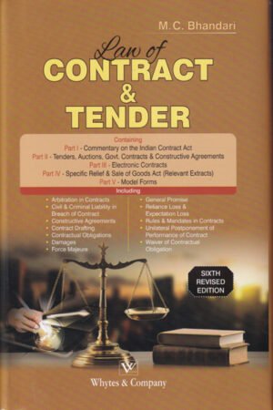 Whytes Law of Contract & Tender by M C Bhandari 6th Edition 2026
