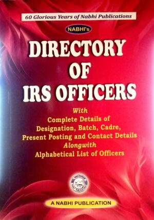 Nabhi Publications Directory of IRS Officers by Nabhi Board of Editors 1st Edition 2027