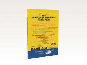 Commercial The Industrial Relations Code, 2020 Bare Act by Commercial's Editorial Board Latest Edition