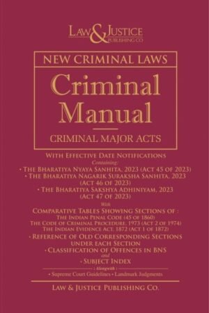 Law & Justice Criminal Manual: Criminal Major Acts Edition 2026