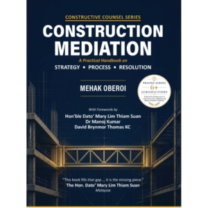 Oakbridge Construction Mediation A Practical Handbook on Strategy Process & Resolution by Mehak Oberoi 1st Edition Sept 2026