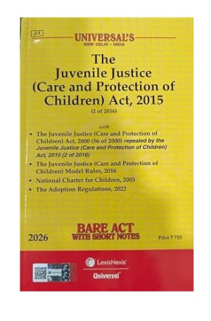 Universal Bare Act Juvenile Justice (Care and Protection of Children) Act, 2015 Edition 2026