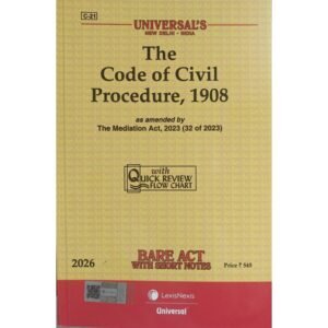 Universal’s Code of Civil Procedure, 1908 (CPC) Edition 2026