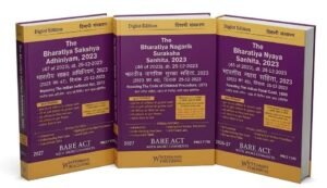 Whitesmann The Complete New Criminal Laws Combo Set of 3 Bare Acts Bharatiya Nyaya Sanhita (BNS),Bharatiya Nagarik Suraksha Sanhita (BNSS)& Bharatiya Sakshya Adhiniyam (BSA) Diglot Edition 2026-2027