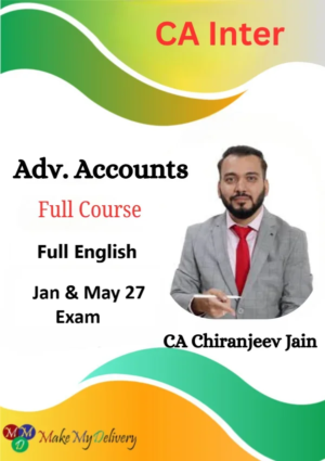 CA Inter Advanced Accounts Full Course English By CA Chiranjeev Jain Jan & May 27