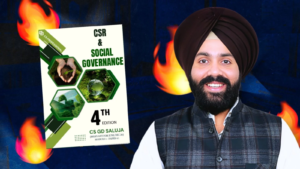 CS Professional CSR (CSR & Social Governance) Book by CS GD Saluja for June 27