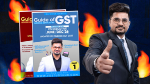 CS Executive Guide of GST (Goods & Service Tax) Part 1 & 2 books by CA Vivek Gaba for June 27